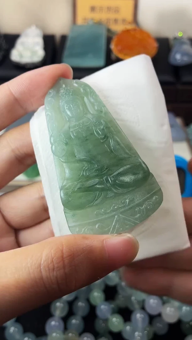 未镶嵌定制翡翠挽*～3332毛货不退不换