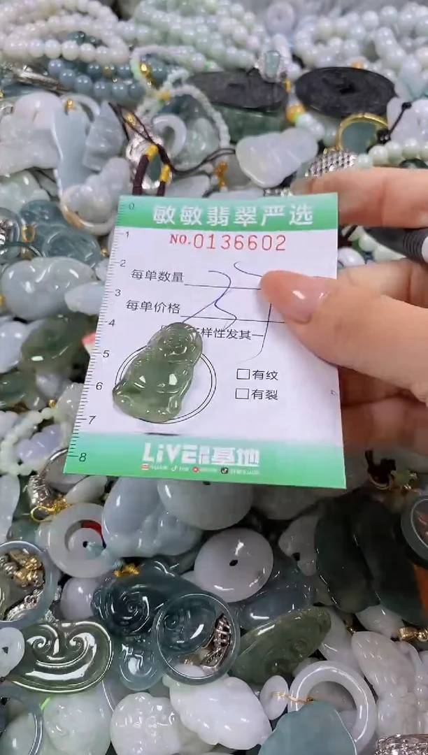 【闪购商品】翡翠颈饰未镶嵌闪购0136602多样性发其一