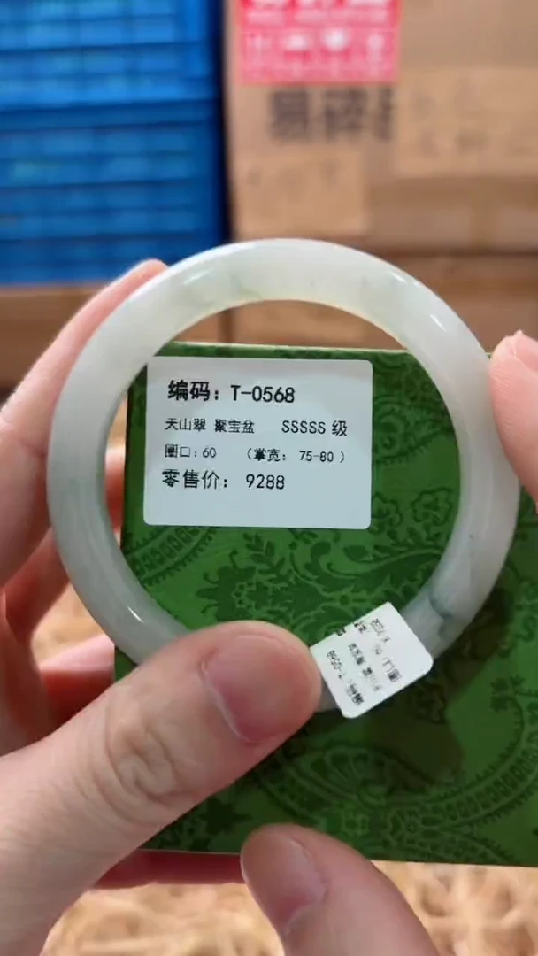 未镶嵌手镯石英质玉T-0568