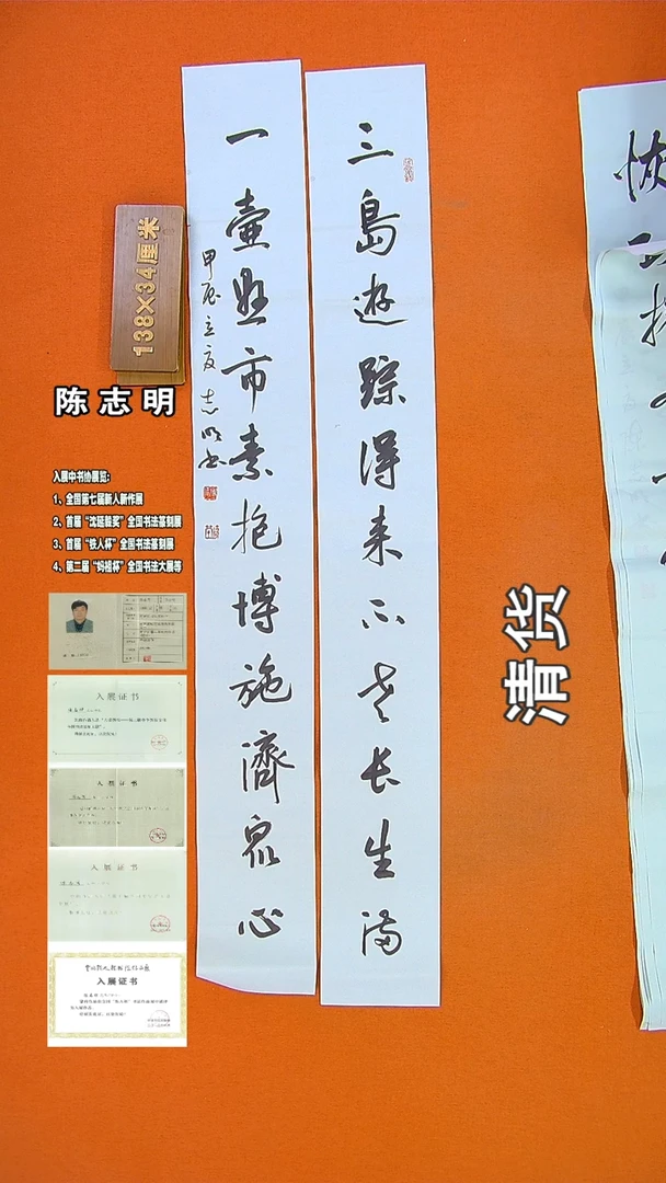 书法52陈志明书法作品
