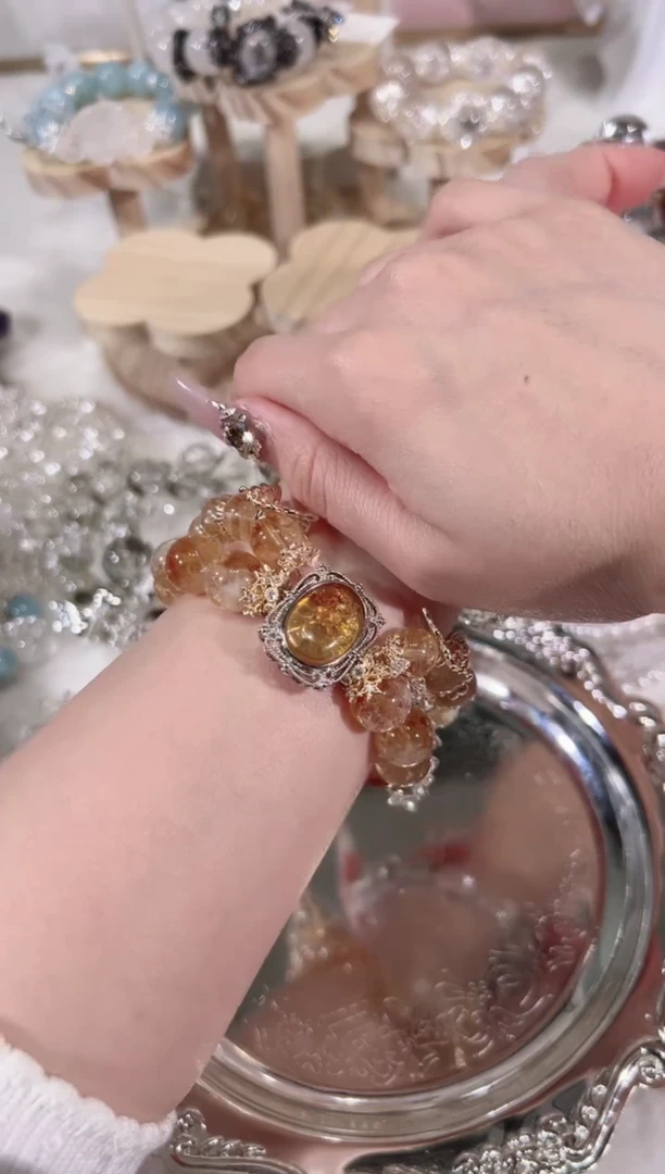 【闪购商品】水晶手链未镶嵌天然水晶默认微瑕 多样性发货发其一