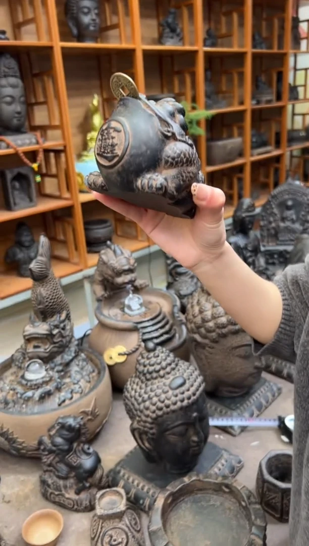 陶土【火山泥】五财金蟾