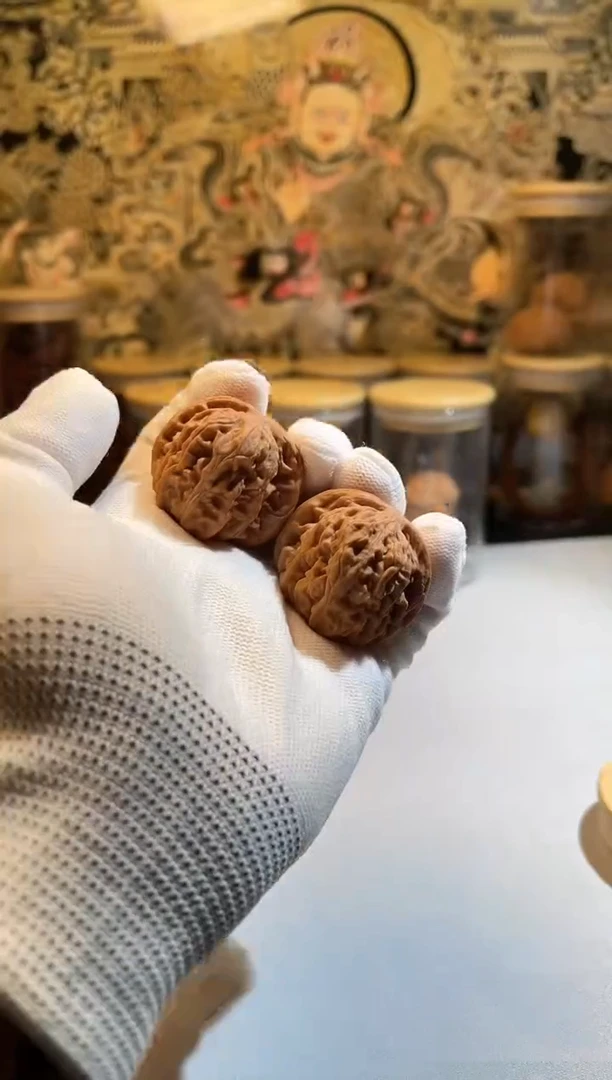 桃核把件精配全品拱桥楼37【拒绝差评】