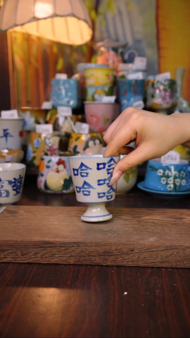摆件泥垚手作 景德镇手工手绘器物
