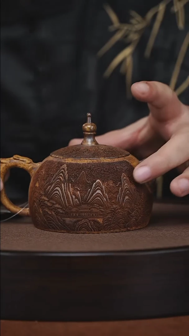 茶壶紫砂原矿紫砂壶