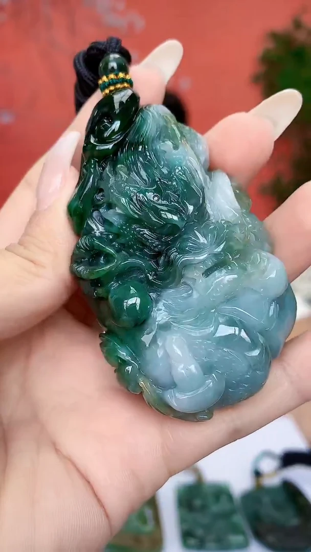 未镶嵌定制翡翠4917ty-毛货挂件4