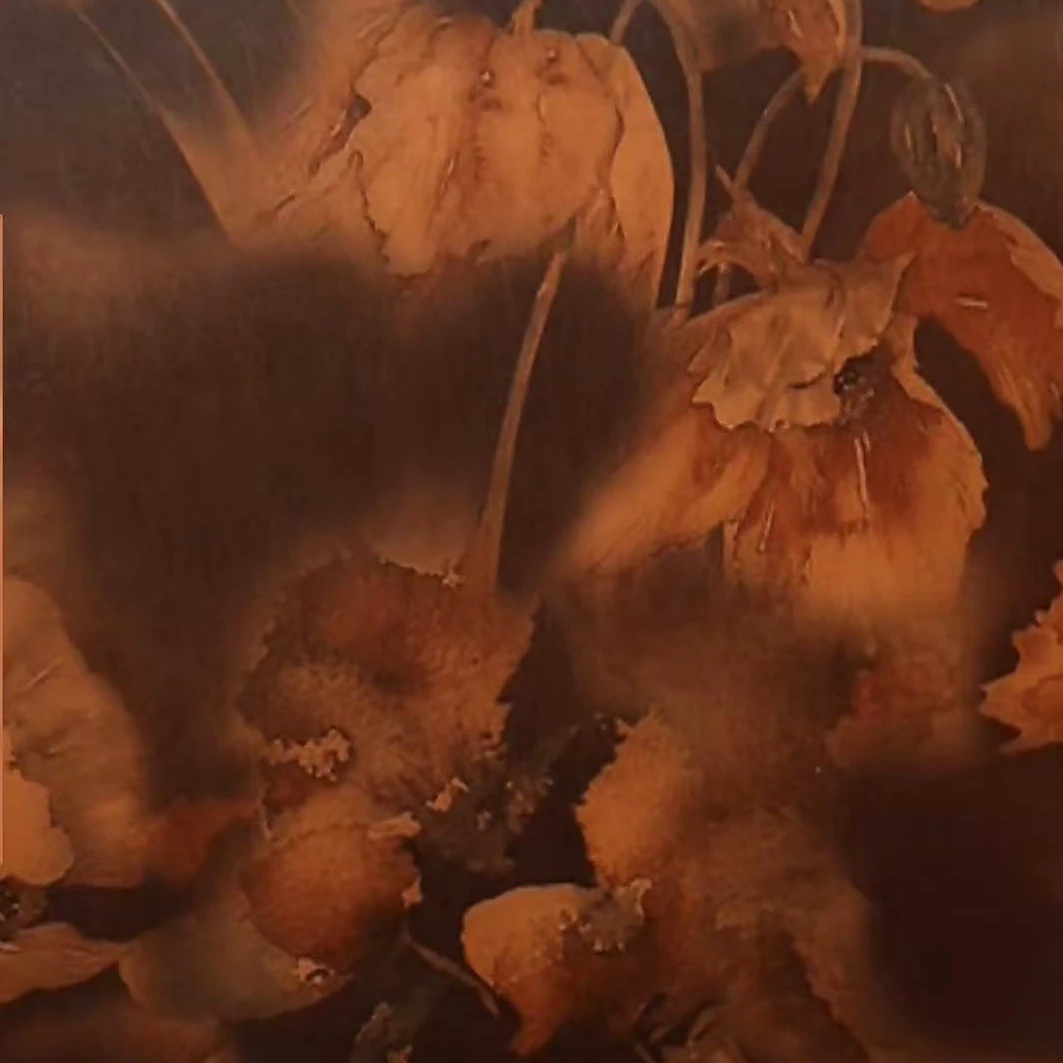 水仙花新中式仿香云纱时装面料（不支持7天无理由）