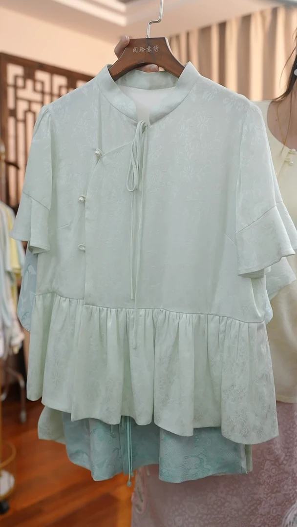 刺绣桑蚕丝非遗苏绣服饰一物一件