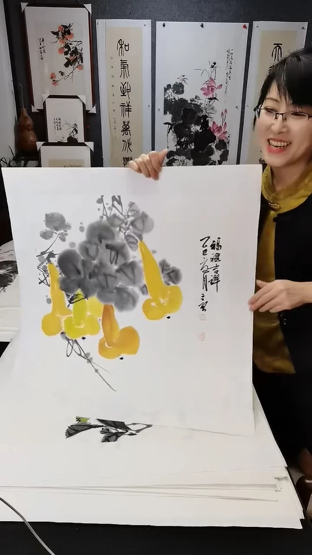 福禄吉祥48*48cm