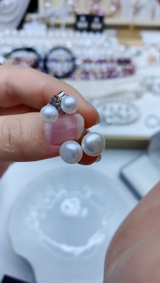 项链未镶嵌淡水珍珠耳环