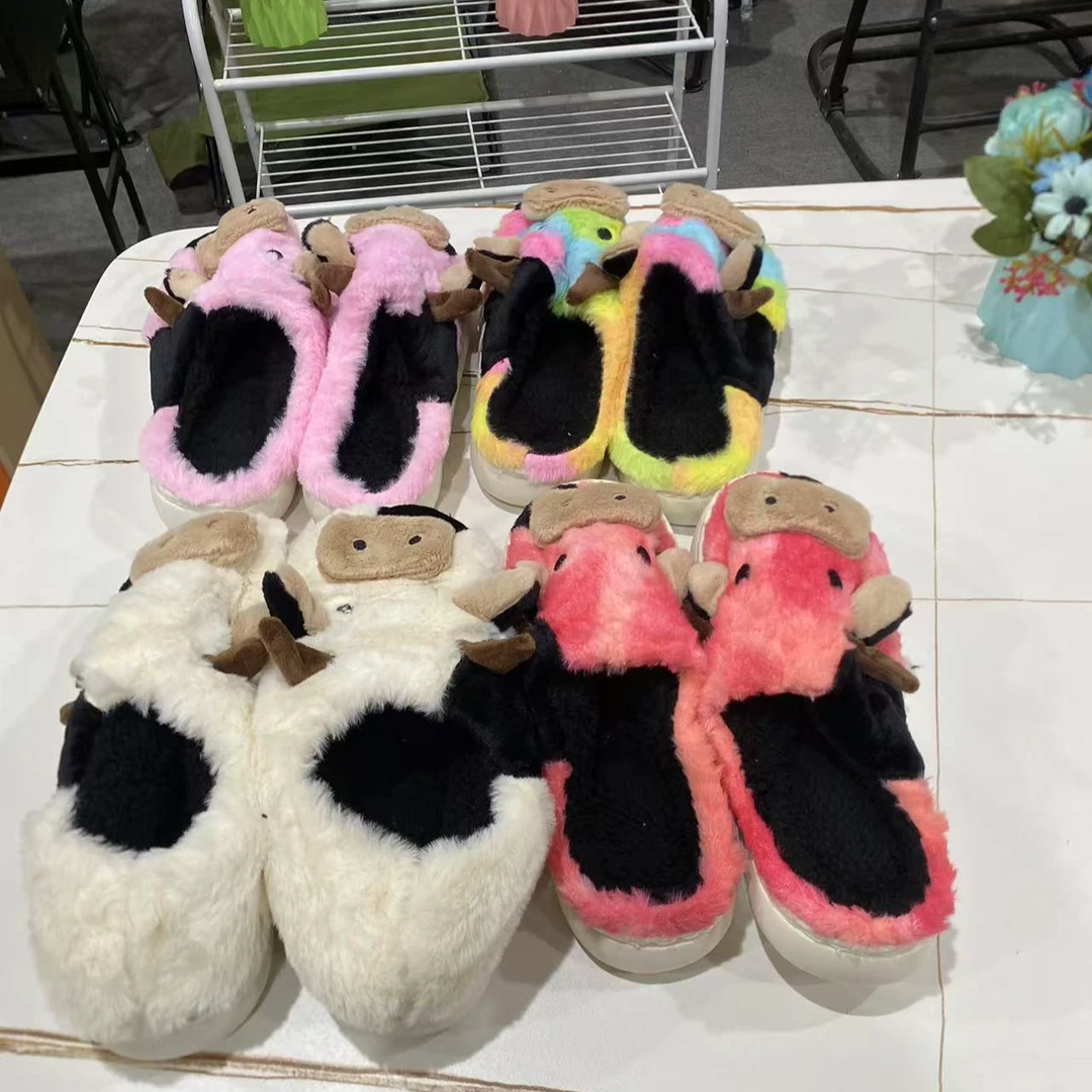 【库存】毛绒拖鞋（颜色不指定）