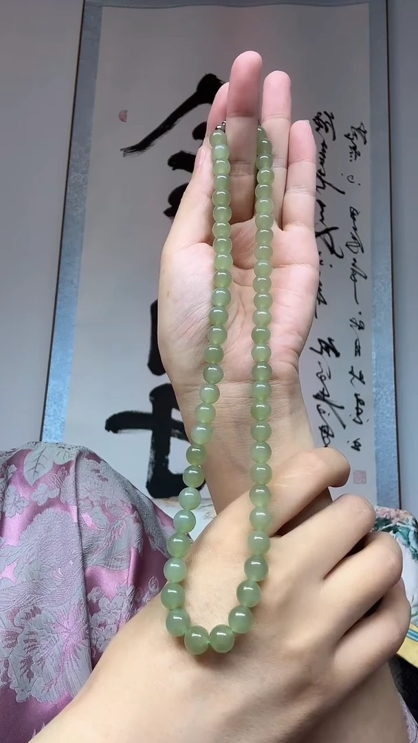 和田玉未镶嵌项链约卡8