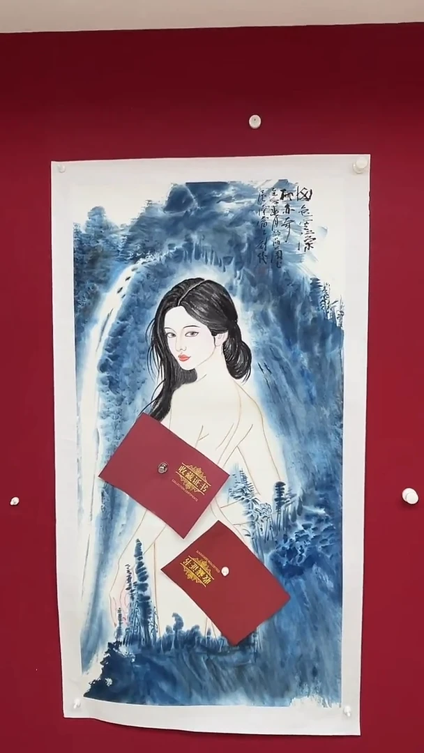 国画刘俊老师四尺