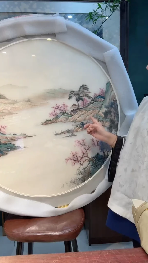刺绣非遗苏绣手工刺绣单面绣