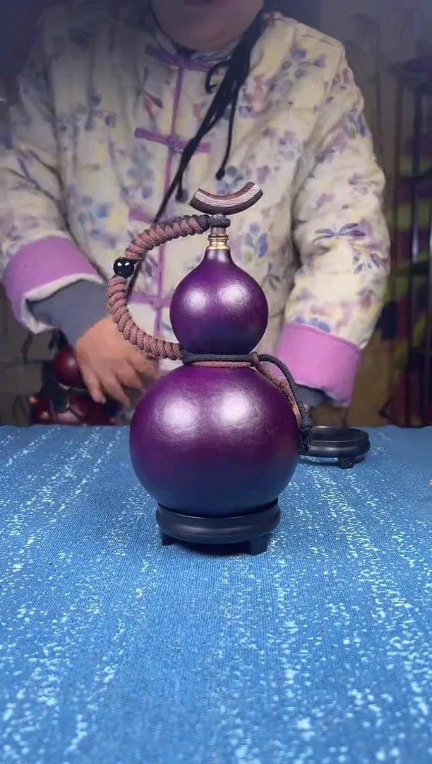 015--大漆酒葫芦--（600ml左右）