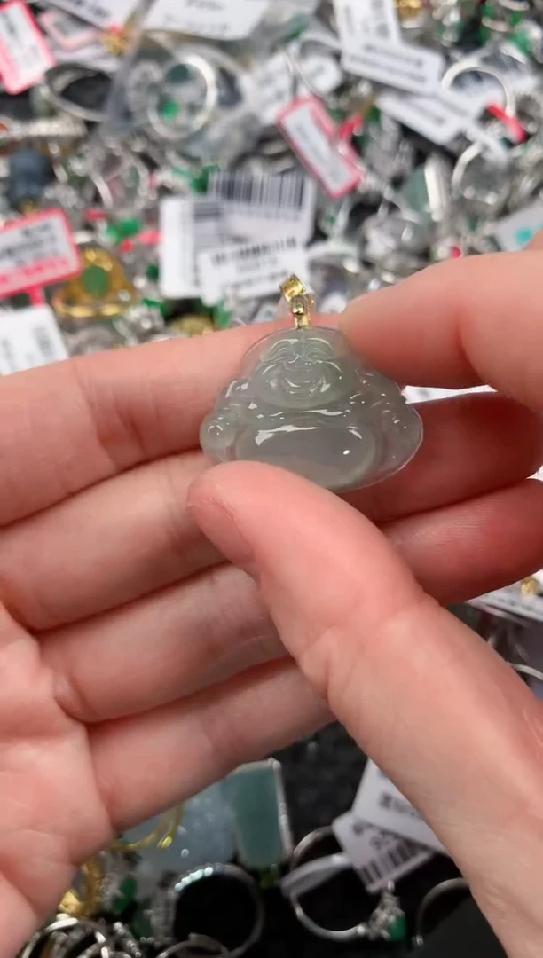 银S925镶嵌戒指翡翠333---3