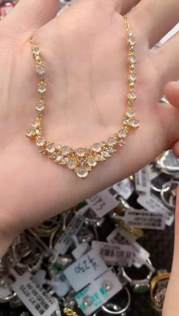 银S925镶嵌戒指翡翠333             10