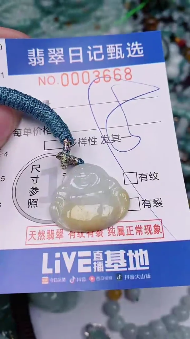 【闪购商品】翡翠颈饰未镶嵌00003668