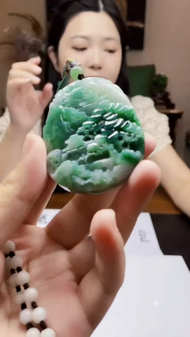 未镶嵌定制翡翠吊坠23