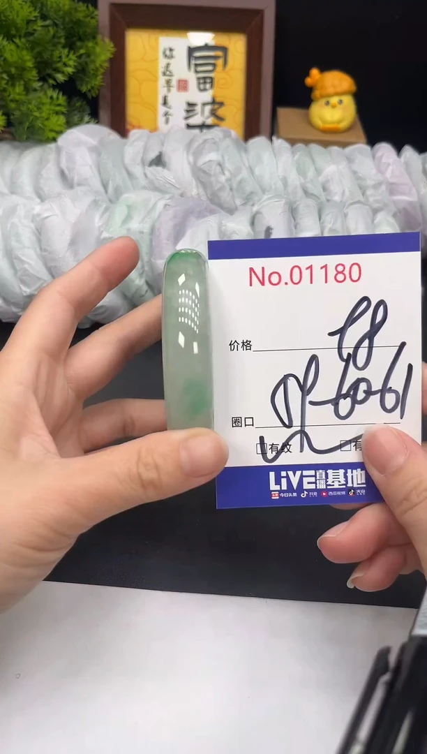 未镶嵌手镯翡翠拍下以实物为准1180