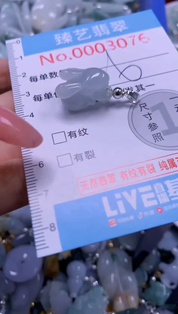 翡翠未镶嵌吊坠(不含链)3076