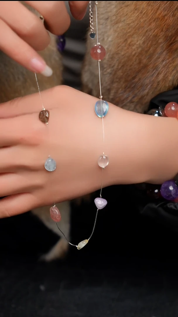 水晶摆件未镶嵌多宝满天星