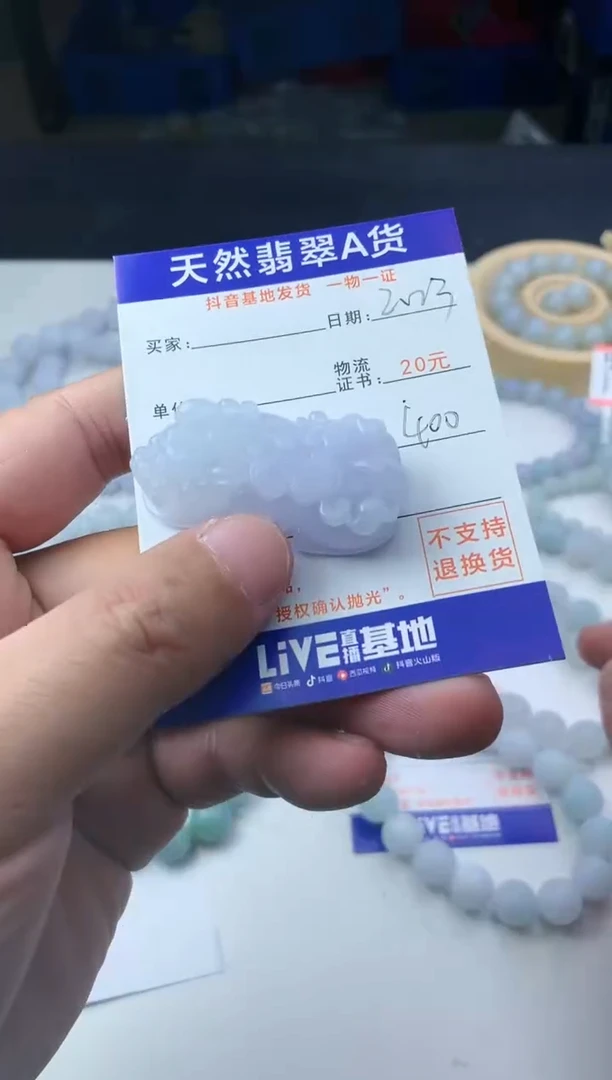 【闪购商品】翡翠颈饰未镶嵌貔貅