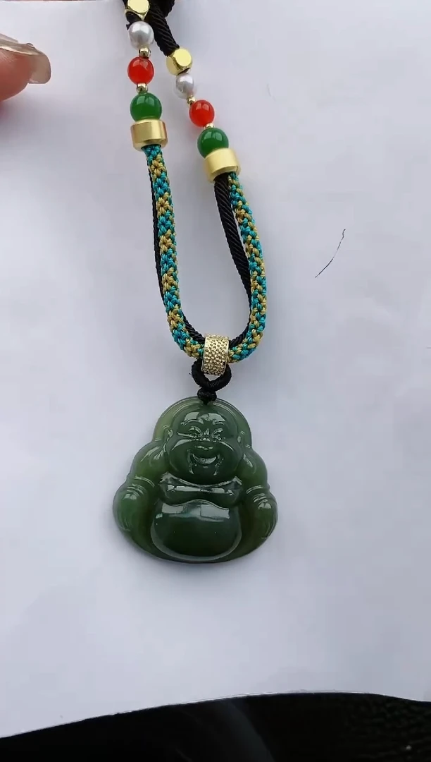 【闪购商品】和田玉吊坠(赠链)未镶嵌555微色差T