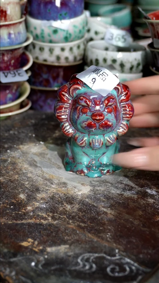 摆件精品窑变钧瓷茶器