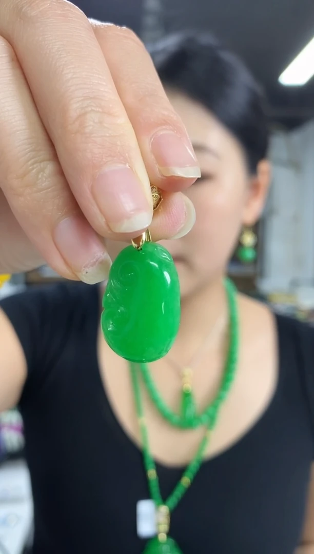 颈饰未镶嵌翡翠闪购链接   多样性发其一颜色微差