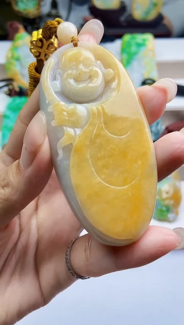 颈饰未镶嵌翡翠翡翠A货