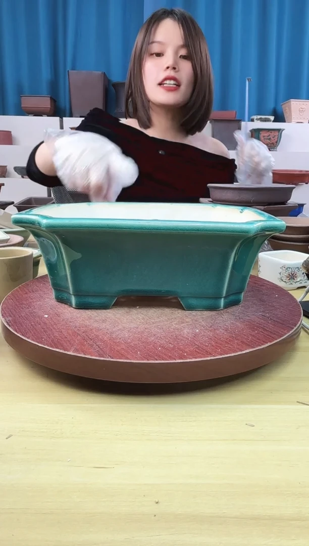 紫砂花盆浅草紫砂花盆