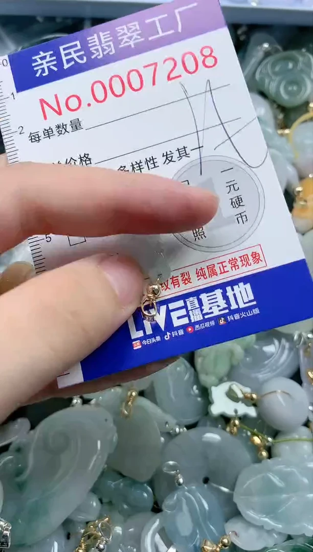 翡翠未镶嵌吊坠(不含链)7208