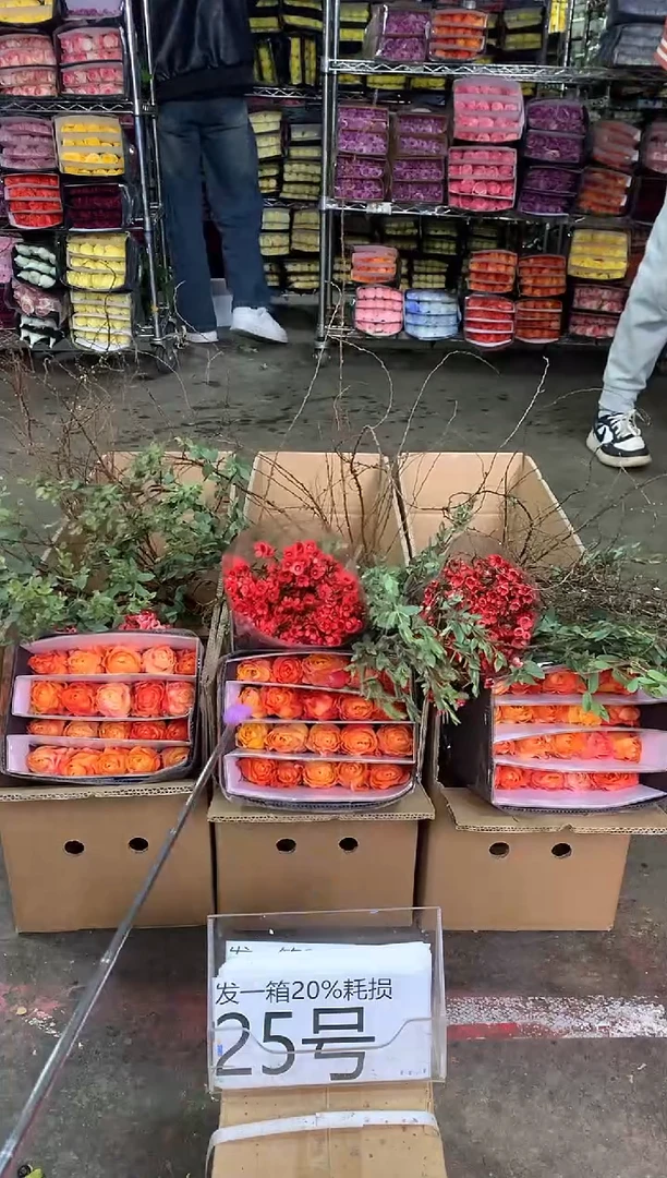 25号♥中通含20%耗损发一箱鲜花