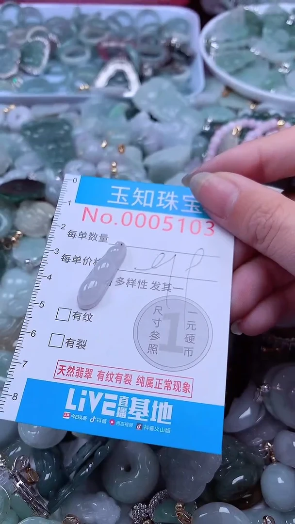 翡翠未镶嵌吊坠(不含链)5103