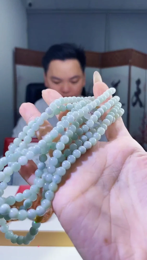 翡翠未镶嵌颈饰翡翠未镶嵌颈饰多样性发其一珠链—17