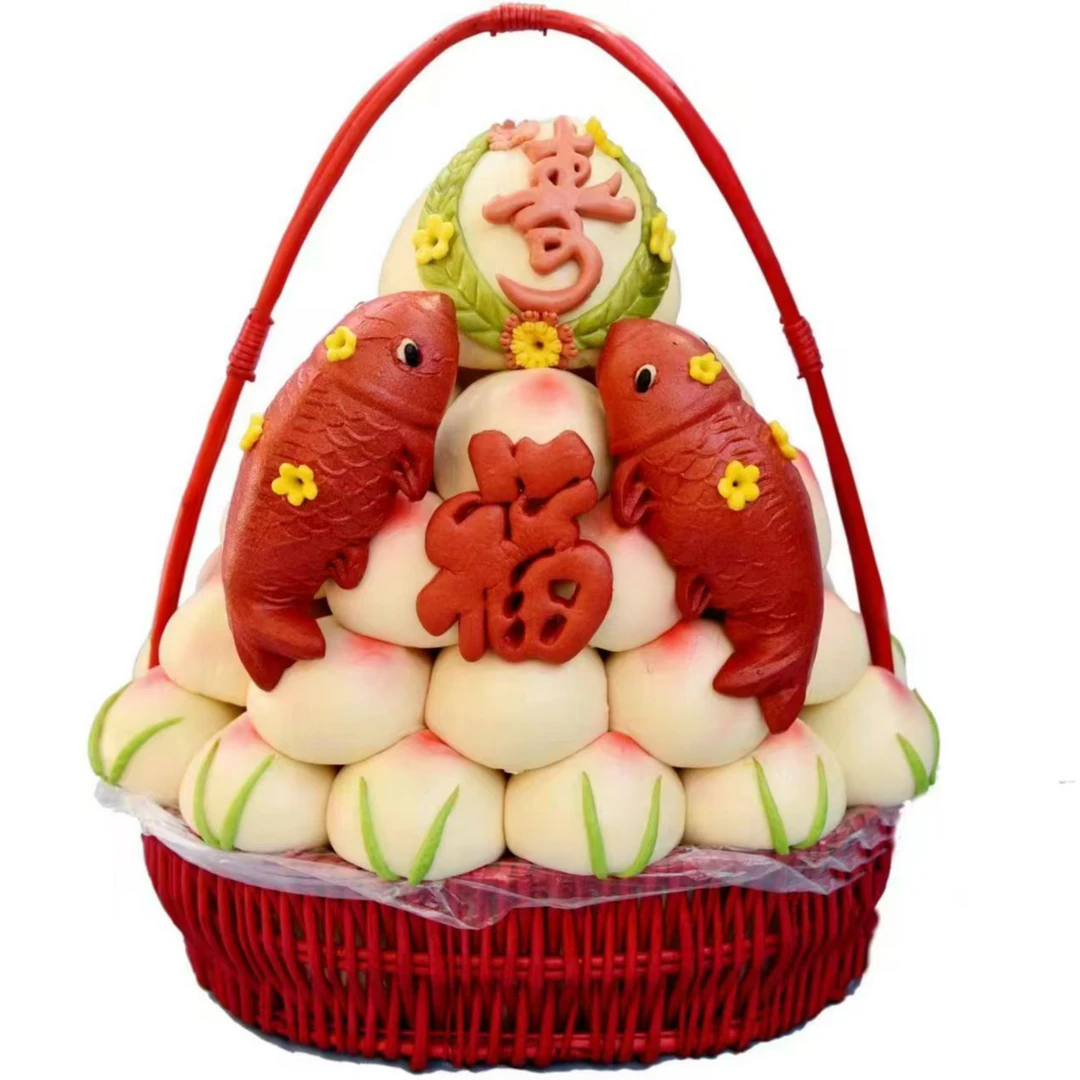 白乡佬六六大顺寿桃（购买后联系客服）