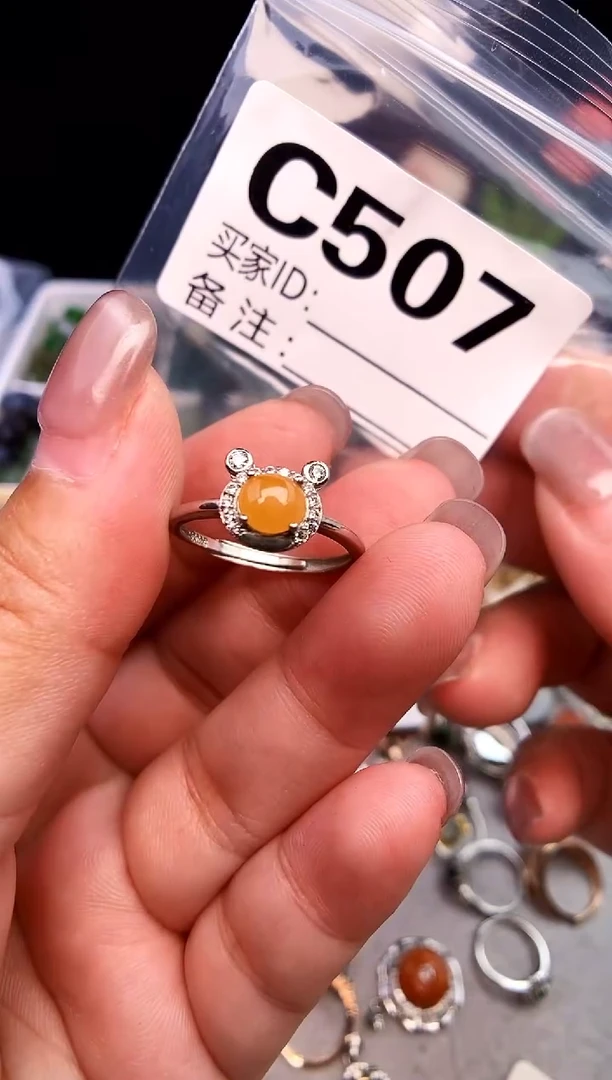 吊坠(不含链)银S925镶嵌翡翠1
