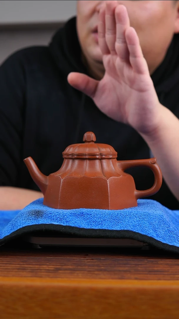 茶壶紫砂水仙筋纹壶224CC