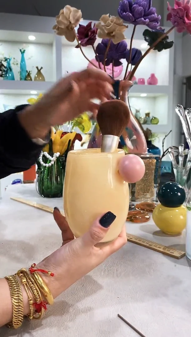 慕忆家手作琉璃花瓶