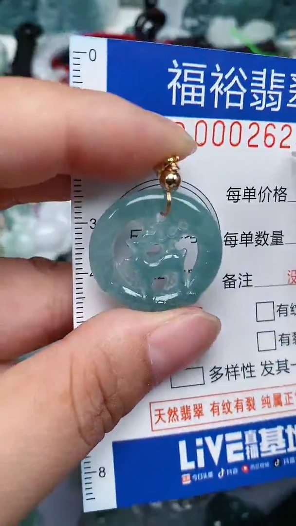 翡翠未镶嵌颈饰...0002623