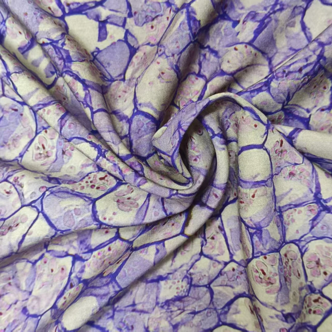 [人造棉绵绸100%棉]20号数码印花服装面料[2米包邮]