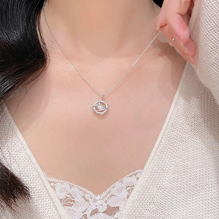 FARCOKO/法蔻 链子足银 星球项链女精致百搭设计情人节礼物送女友