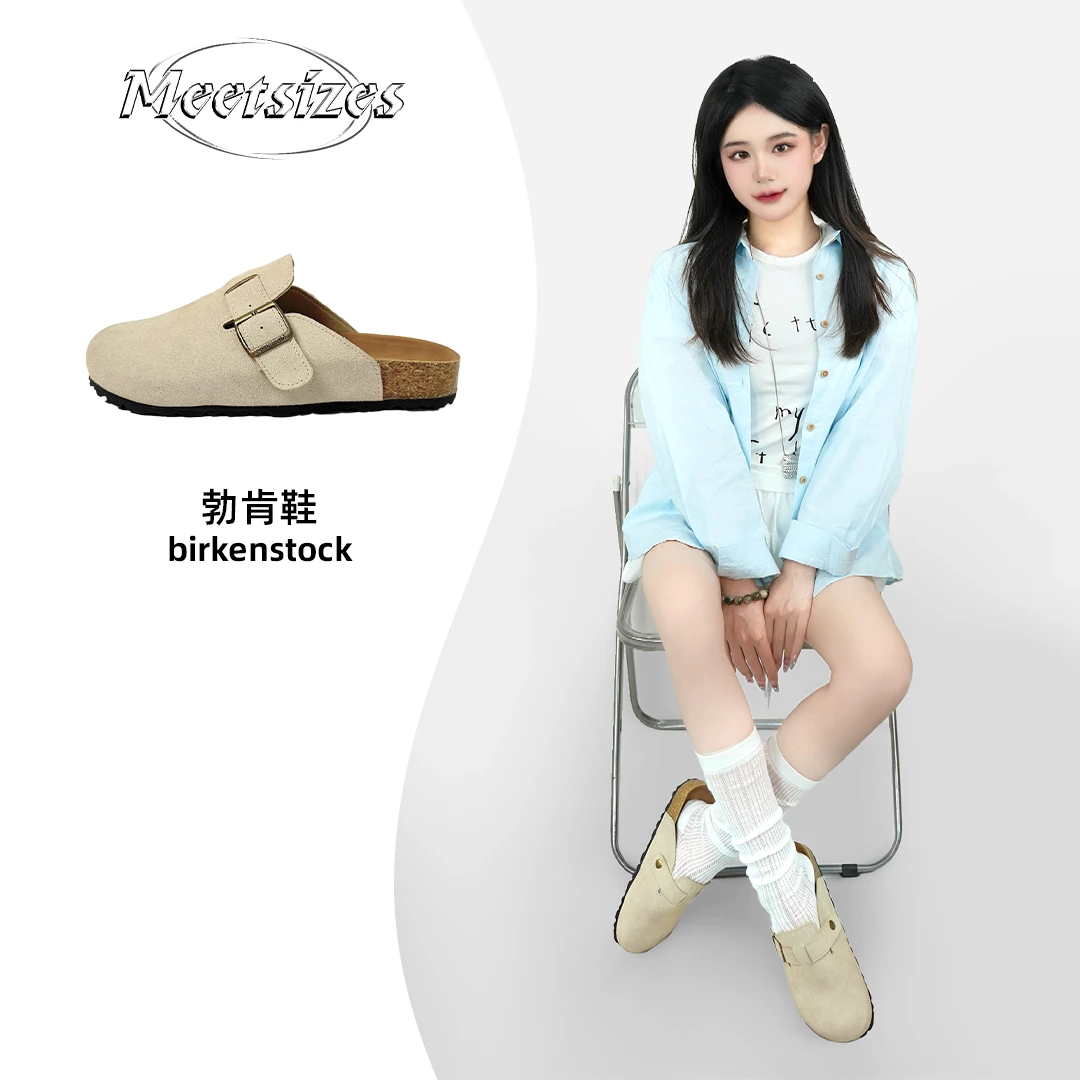 Meetsizes勃肯鞋软底春秋夏季一脚蹬2025新款防滑百搭勃肯鞋