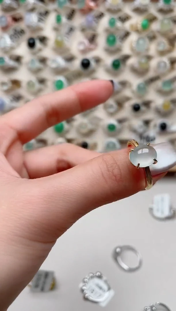 【闪购商品】翡翠戒指银S925镶嵌......