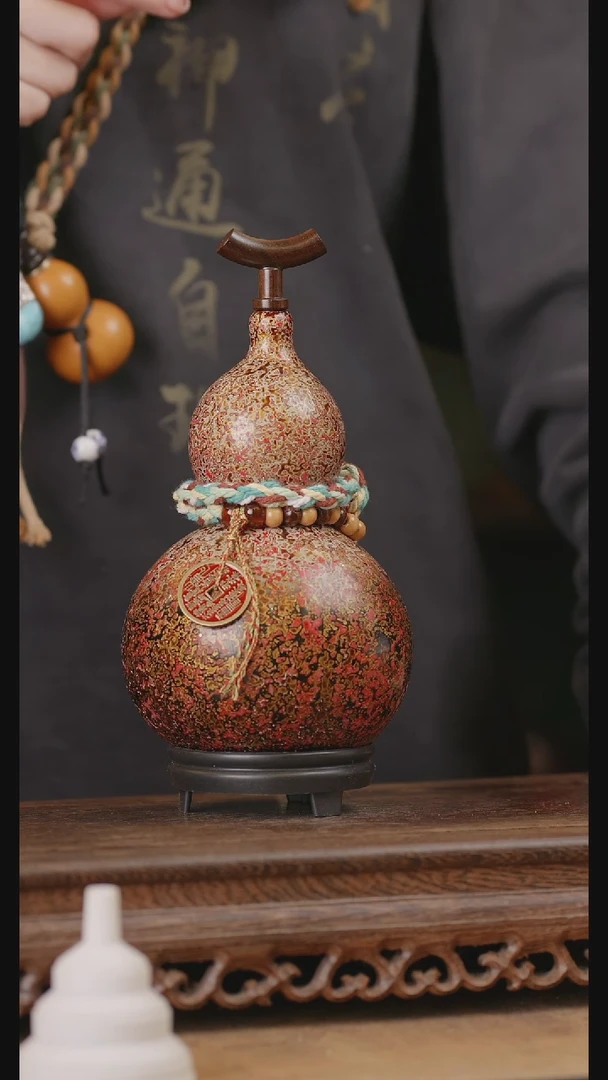 105号精品天然大漆酒葫芦一物一拍~