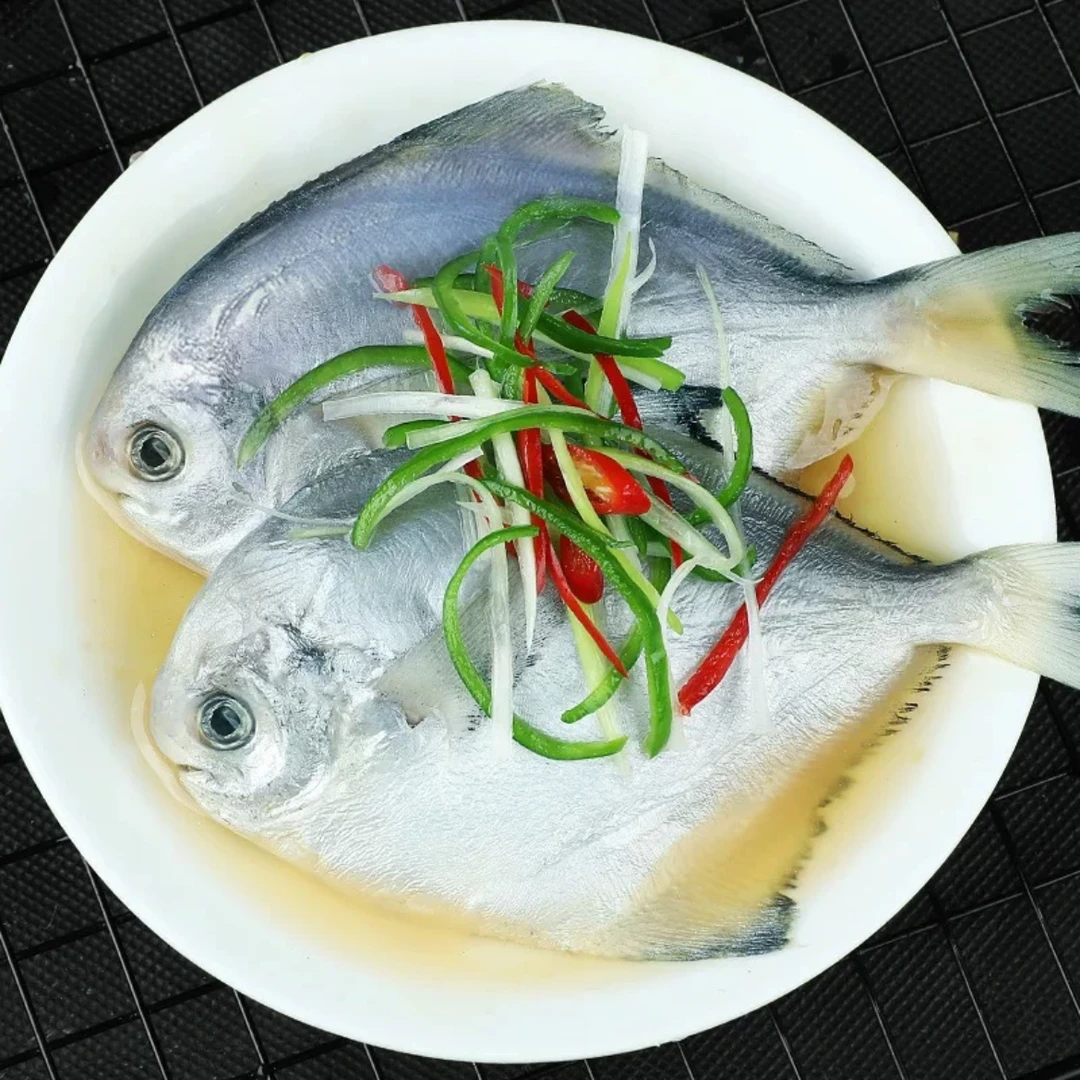 【顺丰冷链包邮到家】新鲜海捕银鲳鱼刺少肉嫩老少皆宜 5条/斤