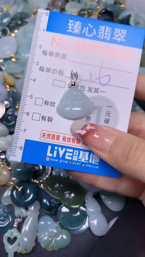 【闪购商品】翡翠颈饰未镶嵌含绳0003850