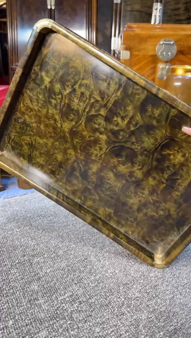 【闪购商品】乌木类成套家具阴沉乌木托盘Y166