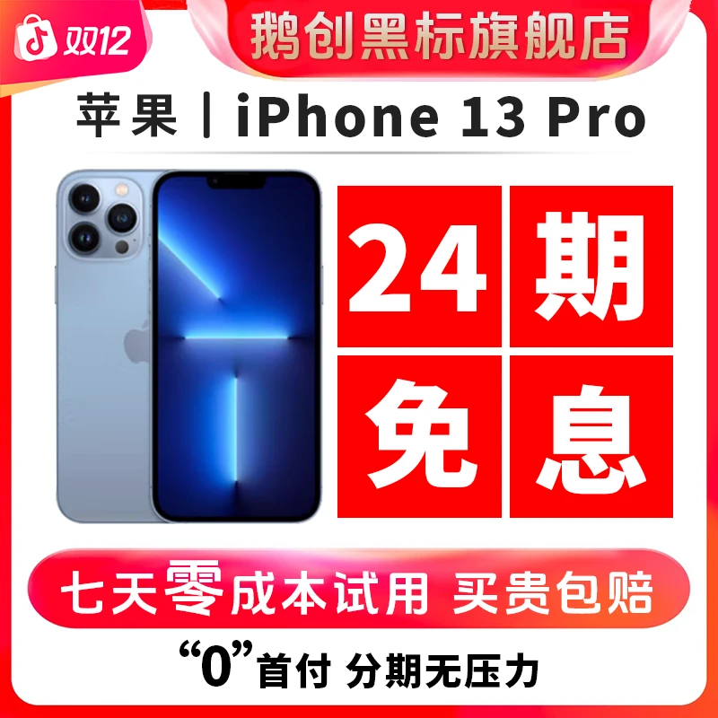 95新 Apple/苹果 【24期免息】苹果13Pro 国行双卡 原装正品 二手机